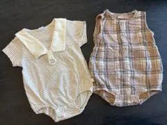 バースデイロンパース　かぼちゃパンツ80サイズ