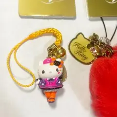 USJ限定 ハローキティ ストラップ 2点セット 2008&2009