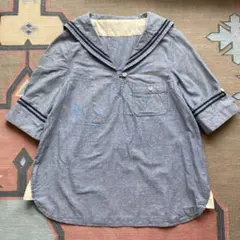00s vintage y2k 平成ギャル セーラーカラー トップス