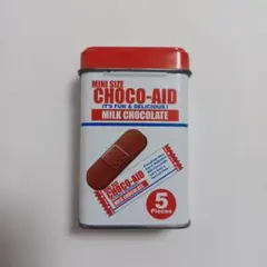 CHOCO-AID ミルクチョコレート 空き缶