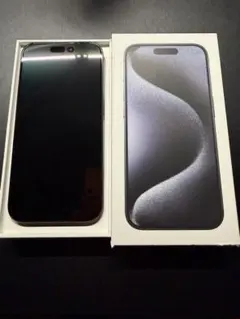 iPhone15pro 128GBブルーチタニウム