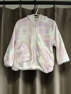 ウサギ耳付き　フルジップパーカー　110