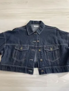 ダークデニム クロップドジャケット　INGNI