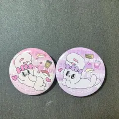 くら寿司 エスターバニー 缶バッジ 2個セット