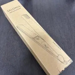 SALONIA ストレートヘアアイロン ブラック 24mm SL-004SAB