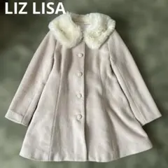 LIZ LISA コート ピンク ファー リズリサ