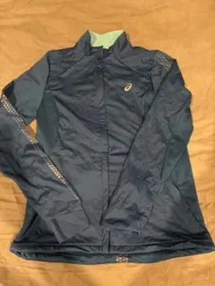 【asics】アシックス ポリエステル　ウィンドブレーカー XL 女子用