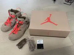 NIKE AIR JORDAN6 Travis Scott khaki 24.5