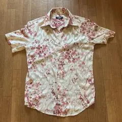 トルネードマート 花柄 半袖シャツ Mサイズ　シースルーのサムネイル