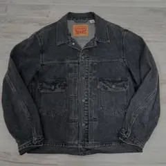 リーバイス　ブラックデニムジャケット　2nd