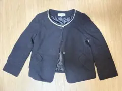 ヴェールダンス ジャケット ツイード ノーカラーのサムネイル