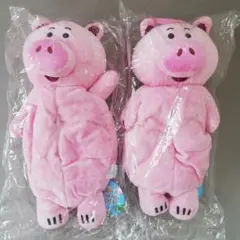 トイストーリー　ピクサー　ティッシュケース　ティッシュカバー　ぬいぐるみ　ハム