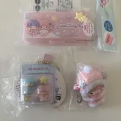 リトルツインスターズ ミニチュアパッケージチャーム ちびっとも雪の精 ララset