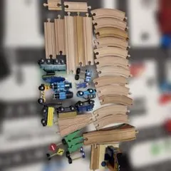 ブリオ　トーマス　互換性おもちゃ　木製レールセットと車両のサムネイル