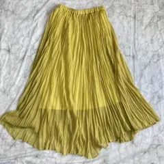 azul by moussy ロングスカート ワッシャープリーツスカート