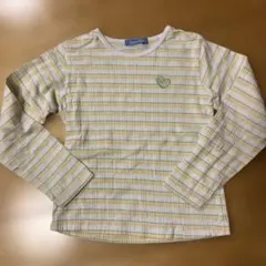 familiar ストライプ長袖カットソー