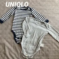 UNIQLO長袖ロンパース2枚セット