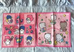 当時物 1989年製 サンリオ ハンカチ2枚セット