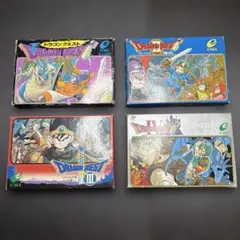 ファミコン版『ドラクエⅠ』『II』『III』パッケージデザイン