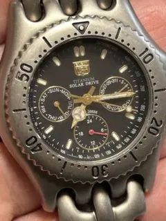 ELGIN ソーラー チタン200m防水 美男エルジン爺さん 今日も元気ですのサムネイル