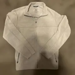 【美品】L.L.Bean フルジップ フリースジャケット メンズM ベージュ