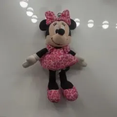 ミニーちゃんヒョウ柄キーホルダー