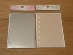 しろいおうち　クリアシール台紙　A7 ハード　ソフト　シール帳 リフィル