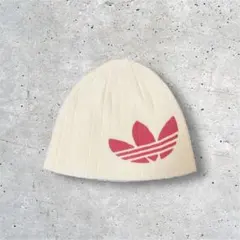 90s adidas ニット帽 y2k アクリル ビーニー