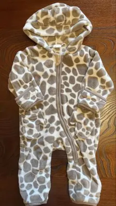 【12/16までお値下げ】キリン柄 前あきカバーオール アウター 50〜80