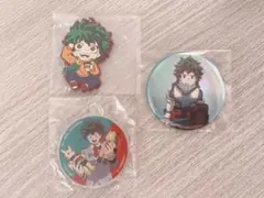 ヒロアカ 缶バッジ ラバスト アクキー 緑谷