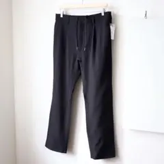 サニーレーベル ワンタックイージーパンツ ブラック XL