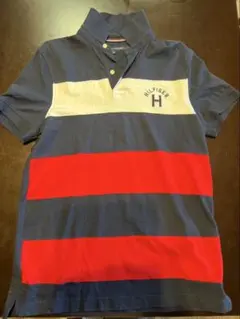Tommy Hilfiger ストライプ ポロシャツ
