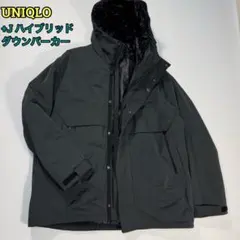 美品】 ユニクロ +j カシミヤブレンドジップアップパーカー L メンズ