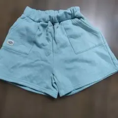 Lovetoxic 水色 ハーフパンツ 140　裏起毛