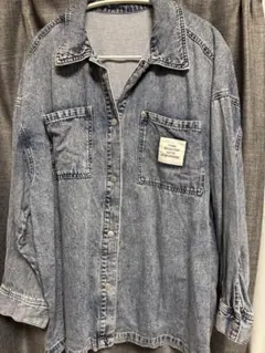 新品未使用タグ付き⭐︎ケミカルブラック　デニムシャツ　レプシィム 新 発売ファッション - ◉新品タグ付◉LEPSIM レプシィム デニム