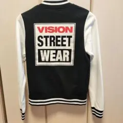 VISION STREET WEAR スタジャン M ブラック/ホワイト