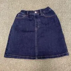 ユニクロ　デニムスカート 140