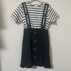 ワンピース キッズ ジャンバースカート 110 かわいい おしゃれ