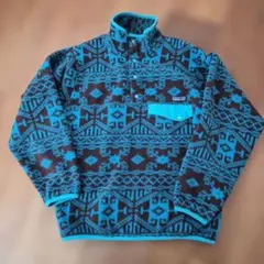 パタゴニア シンチラスナップT フリース 総柄 patagonia