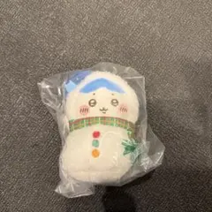 新品 ちいかわ マスコット ハチワレ 雪だるま　エニマイくじ　E賞