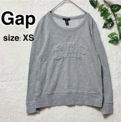 GAP グレー トレーナー ロゴ刺繍