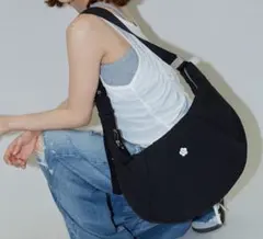 PUBLUX MARYQUANTコラボ　ショルダーバッグ　ブラック