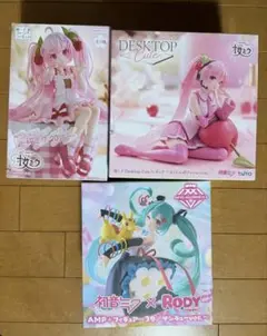 初音ミク フィギュア ３体セット 桜ミク Rody