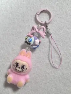 ラブブキャラクター キーホルダー＆ストラップ2way