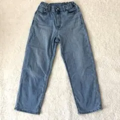 ユニクロ　キッズ　デニムパンツ　ライトブルー　140㎝