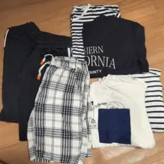男の子 140センチ150センチ　7着　Tシャツ　ロンT　ハーフパンツまとめ売り