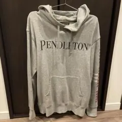 送料込❗️PENDLETON グレー フード付きパーカー Sサイズ　フーディのサムネイル