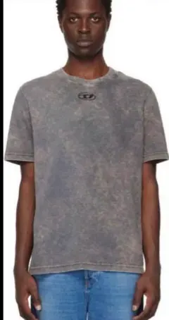 DIESEL tシャツ ダメージ加工　センターロゴ