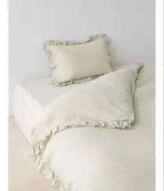 新品【ジェラートピケSleep】ダブルガーゼフリル２点セット（セミダブル）