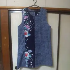 浴衣リメイク　チュニック　ワンピース